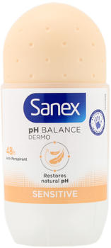 Sanex pH Balance Dermo Sensitive 48h Antiperspirant Deodorant Roll-On (50ml)