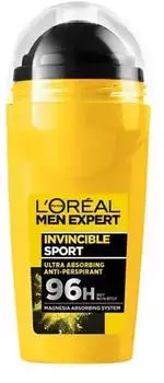 Loreal L'Or&eacute;al Men Expert Invincible Sport 96h Roll-On Antitranspirant (50ml)