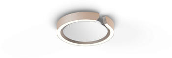 Occhio Mito soffitto 20 up air narrow gold matt base weiß matt