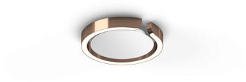 Occhio Mito soffitto 20 up air wide rose gold base weiß matt