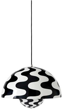 &Tradition Big Flowerpot VP2 Pendelleuchte Black/White