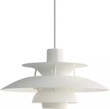 Louis Poulsen PH 5 Mini Pendelleuchte monochrome white