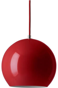 &Tradition Topan VP6 Pendelleuchte zinnoberrot