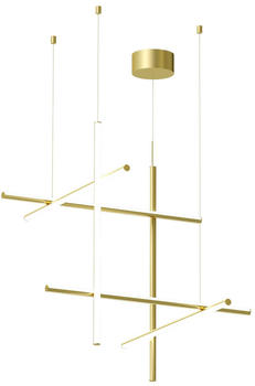 FLOS Coordinates S3 LED Pendelleuchte champagner eloxiert