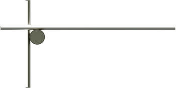 FLOS Coordinates Wall LED Wandleuchte 2 silber