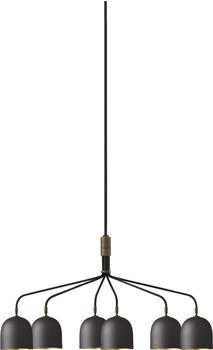 Gubi Howard 6 Kronleuchter Gunmetal