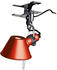 Artemide Tolomeo Micro Pinza Klemmleuchte rot