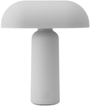 Normann Copenhagen Porta Tischlampe tragbar grey 23,5x20,2 x11,2 cm / Ø 6,5 cm