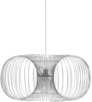 Normann Copenhagen Coil Pendelleuchte silvergrey Ø 90x56,5 cm