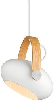 Halo Design No. 734290 LED Pendelleuchte D.C, weiss matt-Eiche Ø 18 cm