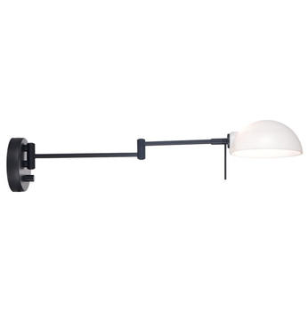 Halo Design No. 740215 Wandleuchte Kjøbenhavn schwarz 15cm