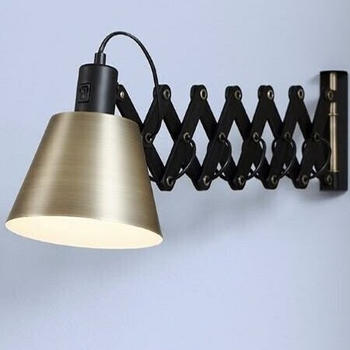 Halo Design No. 732463 Wandleuchte Vintage 18cm messing
