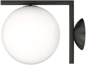 FLOS IC C/W1 Deckenleuchte/Wandleuchte Matt Schwarz