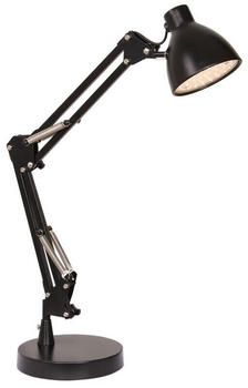 Halo Design No. 716173 Tischleuchte Bronx Schwarz Chrom 55cm