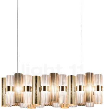 Slamp La Lollo LED Suspension Linear 100 gold (golden/gelb)