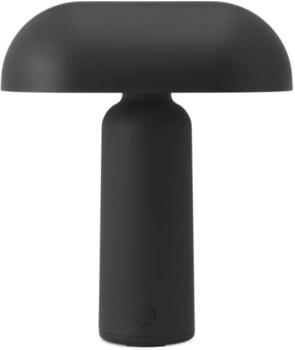 Normann Copenhagen Porta Tischlampe tragbar black 23,5x20,2 x11,2 cm / Ø 6,5 cm