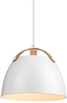 Halo Design No. 734818 LED Pendelleuchte OSLO Weiß Eiche Ø 24 cm