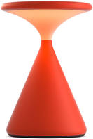 Grau - Salt LED Tischleuchte, blutorange