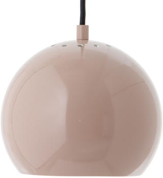 Frandsen Ball Pendelleuchte Ø18cm glänzend nude H 16cm weiß lackiert