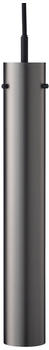 Frandsen FM 2014 Pendelleuchte H 36cm edelstahl poliert HxØ36x5,5cm Baldachin schwarz Ø2cm schwarz