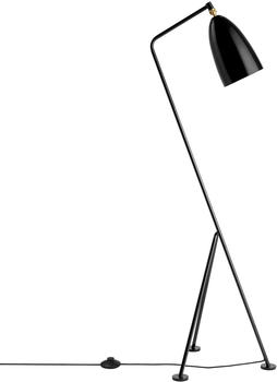 Gubi Gräshoppa Stehleuchte glänzend schwarz BxHxT 37,5x125x43,5cm HxØ23x15cm schwarz