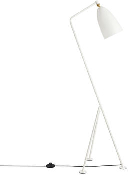 Gubi Gräshoppa Stehleuchte glänzend alabasterweiß BxHxT 37,5x125x43,5cm