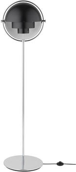 Gubi Multi-Lite Stehleuchte Chrom schwarz RAL 9011 Ø36cm H 148xØ 39cm