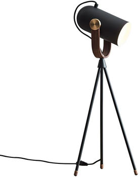 Le Klint Carronade 360 Tischleuchte hoch schwarz messing nussbaum matt HxT 60x25cm