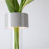Foscarini Fleur LED Tavolo Akkuleuchte & Vase bianco (weiß)