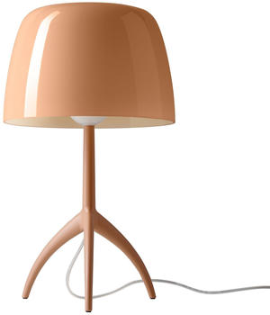 Foscarini Lumiere Nuances Grande Tischleuchte puder gebürstet,lackiert HxØ45x26cm LED retrofit