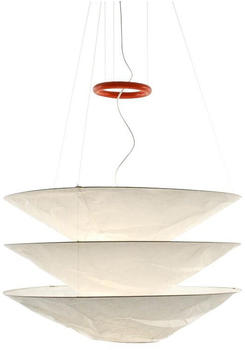 Ingo Maurer Floatation Pendelleuchte Ø100cm weiß Papier H 45cm weiß H 45cm