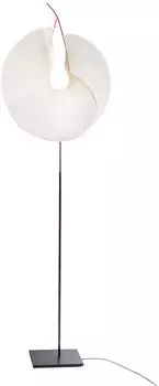 Ingo Maurer Yoruba Rose Stehlampe 130-160cm Wei&szlig;