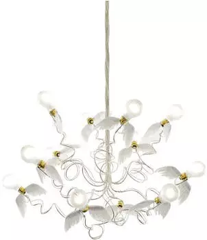 Ingo Maurer Birdie Pendelleuchte transparent Metall transparent inkl. 12 LED