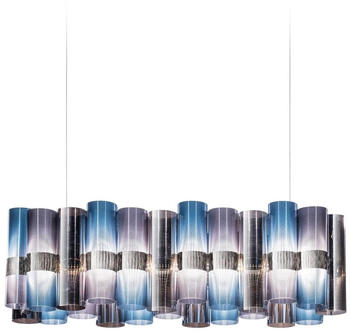 Slamp LED-Hängelampe La Lollo, blau/violett 100 cm