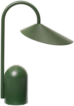 ferm LIVING Arum tragbare LED-Tischleuchte grasgrün