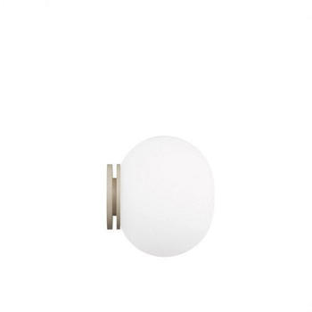 FLOS Glo-Ball Mini Decken-und Wandleuchte weiß max. 20 (max. 23 LED) Watt Glas 12x8x12 cm weiß (602)