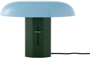 &Tradition Montera JH42 Tischleuchte E14 40W x2/220-240V/50Hz /mit Stecker-Typ CEE 7/16 forest/sky lackiert