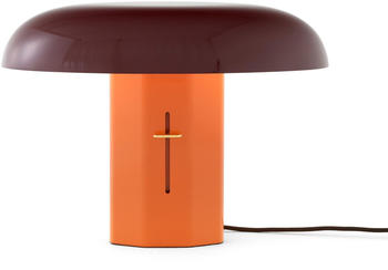 &Tradition Montera JH42 Tischleuchte E14 40W x2/220-240V/50Hz /mit Stecker-Typ CEE 7/16 amber/ruby lackiert