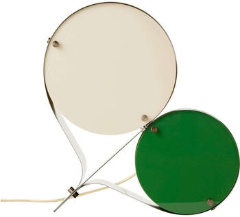 Gubi Coppia Tischlampe - Bronzener Stahl/Elfenbein & Kleeblatt