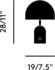 Tom Dixon Bell Akkuleuchte LED kupfer