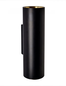 DCW éditions Wandleuchte Tobo W65 metall schwarz Ø 6,5x22 cm - Schwarz