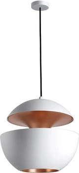 DCW éditions Here comes the Sun LED Pendelleuchte 450 weiß / kupfer