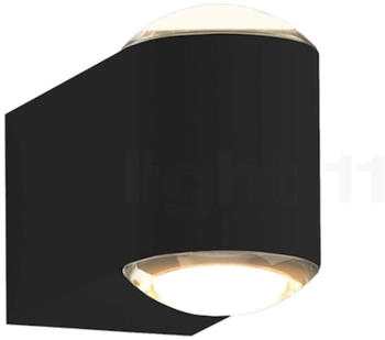 GRAU Globe Wandleuchte LED schwarz - ø6 cm