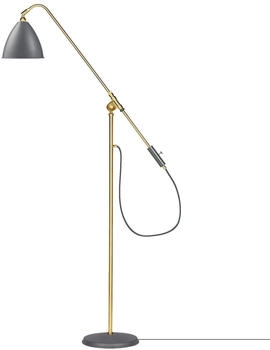 Gubi BL4 Stehleuchte Messing/grau