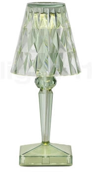 Kartell LED-Akku-Tischlampe Battery mintgr&uuml;n IP54