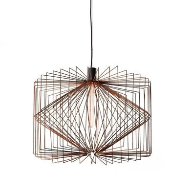 Wever & Ducré WIRO 6.5 Pendelleuchte - Rost inkl. 2,6 Meter Kabel