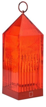 Kartell Lantern Tischleuchte rot quaderförmig 1,2 W 9x31x9cm red (312)
