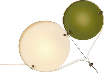 Gubi Coppia Tischleuchte ivory / olive