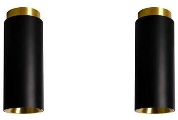 DCW éditions Promo-Pack metall schwarz / Set 2 Deckenleuchten Tobo C65 - Ø 6,5 x H 16,5 cm - éditions - Schwarz