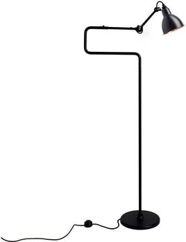 DCW éditions Lampe Gras N°411 Round Stehleuchte Schirm schwarz (innen Kupfer)